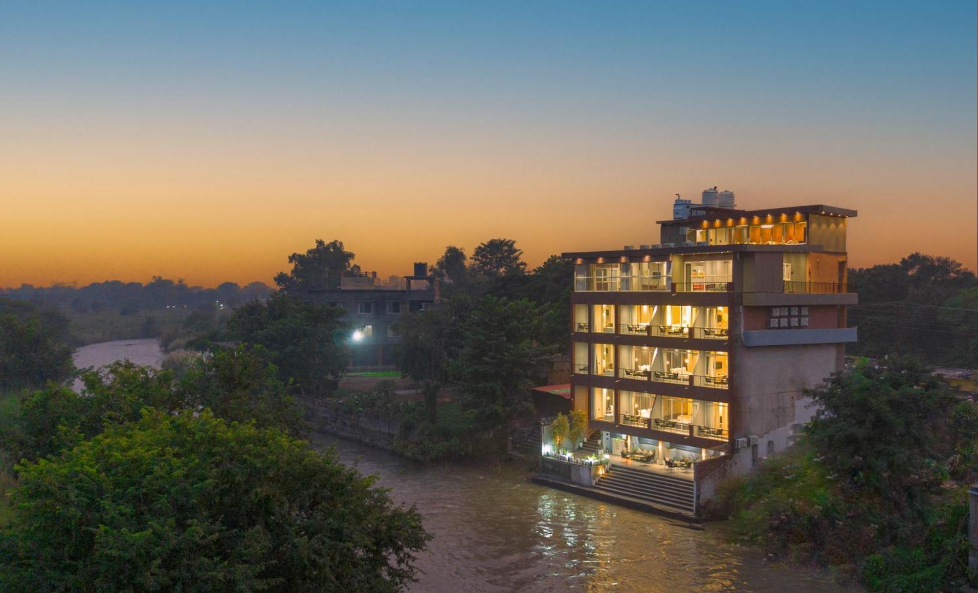 The Ganges Riverside Escape With A Private Ghat 하리드와르 외부 사진