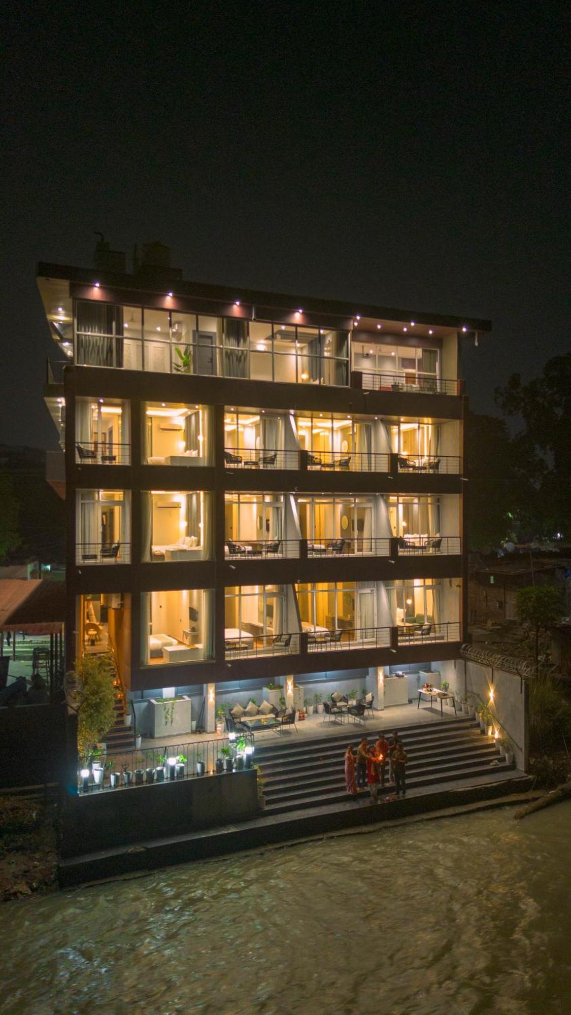 The Ganges Riverside Escape With A Private Ghat 하리드와르 외부 사진